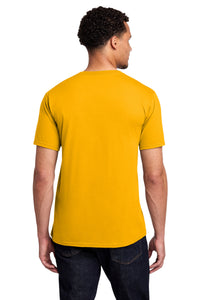 Port & Co Fan Favorite Tee - Bright Gold Back