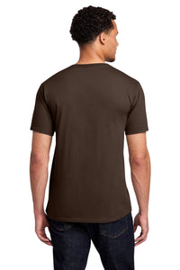 Port & Co Fan Favorite Tee - Dark Chocolate Brown Back