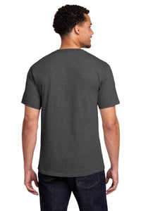 Port & Co Fan Favorite Tee - Dark Heather Grey Back