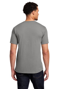 Port & Co Fan Favorite Tee - Medium Grey Back