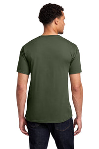 Port & Co Fan Favorite Tee - Olive Back