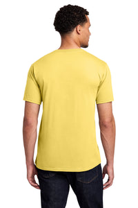 Port & Co Fan Favorite Tee - Yellow Back