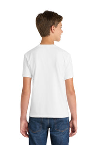 Port & Co Youth Fan Favorite  Blend Tee - White Back