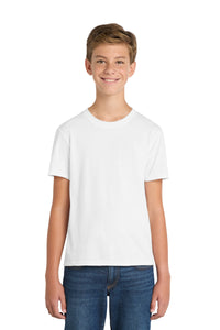 Port & Co Youth Fan Favorite  Blend Tee - White