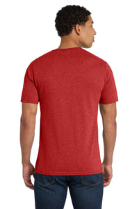 Port & Co Fan Favorite Blend Tee - Bright Red Heather Back