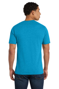 Port & Co Fan Favorite Blend Tee - Sapphire Heather Back