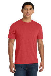 Port & Co Fan Favorite Blend Tee - Team Cardinal Heather