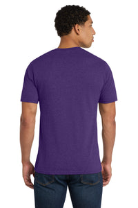 Port & Co Fan Favorite Blend Tee - Team Purple Heather Back