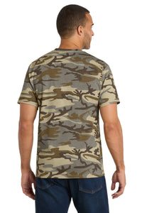 Port & Co Core Cotton Camo Tee - Desert Camo Back