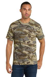 Port & Co Core Cotton Camo Tee - Desert Camo