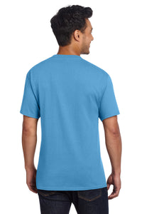 Port & Co Core Cotton DTG Tee PC54DTG - Aquatic Blue Back