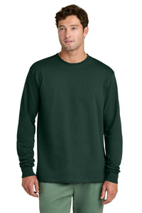 Port & Co Long Sleeve Core Cotton Tee - Dark Green