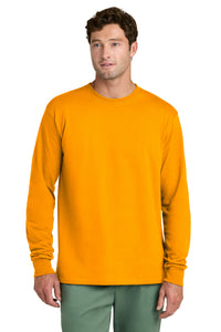 Port & Co Long Sleeve Core Cotton Tee - Gold