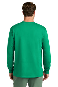 Port & Co Long Sleeve Core Cotton Tee - Kelly Back