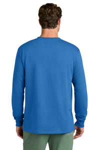 Port & Co Long Sleeve Core Cotton Tee - Royal Back