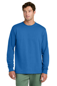 Port & Co Long Sleeve Core Cotton Tee - Royal