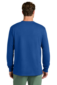 Port & Co Long Sleeve Core Cotton Tee - True Royal Back