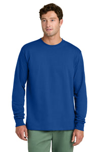 Port & Co Long Sleeve Core Cotton Tee - True Royal