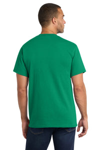 Port & Co Core Cotton Pocket Tee - Kelly Back