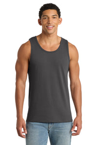 Port & Co Core Cotton Tank Top - Charcoal