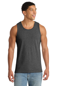 Port & Co Core Cotton Tank Top - Dark Heather Grey