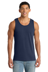 Port & Co Core Cotton Tank Top - Navy