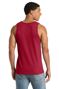 Port & Co Core Cotton Tank Top - Red Back