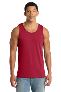 Port & Co Core Cotton Tank Top - Red