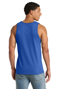 Port & Co Core Cotton Tank Top - Royal Back