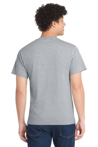 Port & Co Tall Core Cotton Tee PC54T - Athletic Heather Back