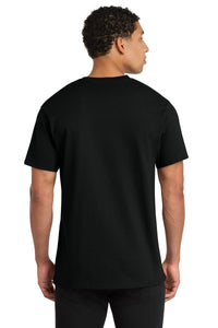 Port & Co Core Cotton V-Neck Tee - Jet Black Back