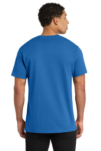Port & Co Core Cotton V-Neck Tee - Royal Back