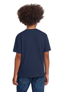 Port & Co Youth Core Cotton DTG Tee PC54YDTG - Navy Back