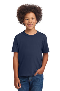 Port & Co Youth Core Cotton DTG Tee PC54YDTG - Navy