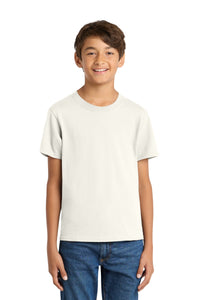 Port & Co Youth Core Cotton Tee - Ivory