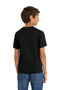 Port & Co Youth Core Cotton Tee - Jet Black Back
