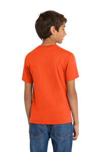 Port & Co Youth Core Cotton Tee - Orange Back