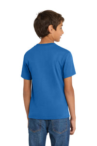 Port & Co Youth Core Cotton Tee - Royal Back