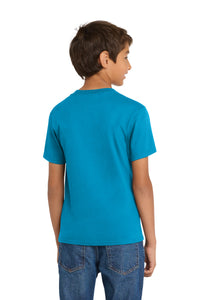 Port & Co Youth Core Cotton Tee - Sapphire Back