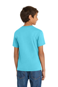 Port & Co Youth Core Cotton Tee - Tidal Wave Back