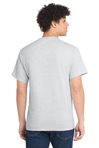 Port & Co Core Cotton Tee - Ash Back