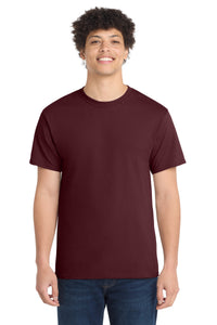 Port & Co Core Cotton Tee - Athletic Maroon