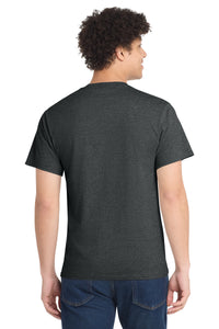 Port & Co Core Cotton Tee - Black Heather Back