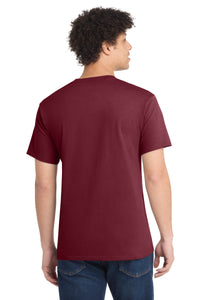 Port & Co Core Cotton Tee - Cardinal Back