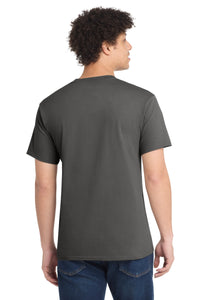 Port & Co Core Cotton Tee - Charcoal Back