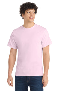 Port & Co Core Cotton Tee - Cherry Blossom