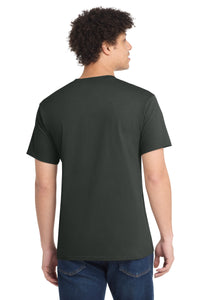 Port & Co Core Cotton Tee - Coal Grey Back