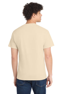 Port & Co Core Cotton Tee - Creme Back