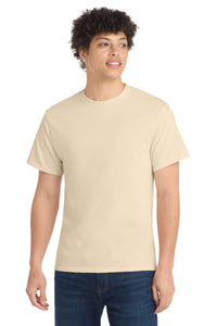 Port & Co Core Cotton Tee - Creme