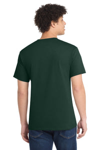 Port & Co Core Cotton Tee - Dark Green Back